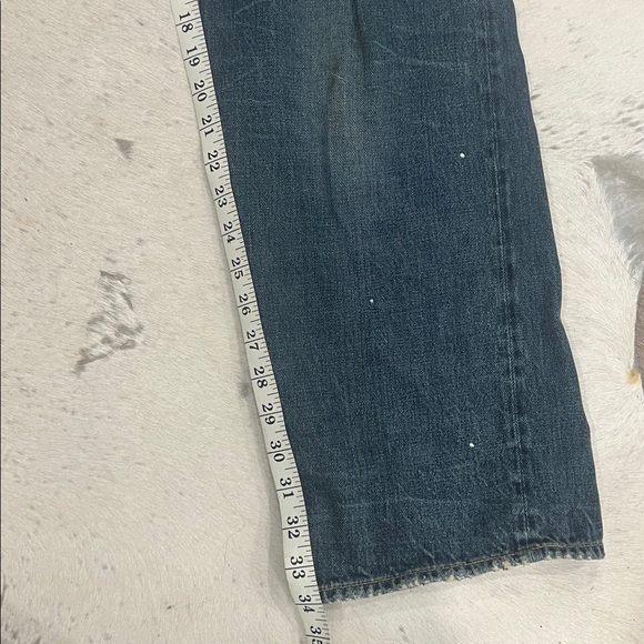 LEVIS 501XX Men's selvedge denim - distressed - Picture 13 of 15